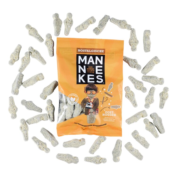 Echte Mannekes - Nostaligsche 100G (Veggie)