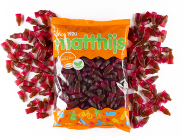 Kers/Cola Flesjes - Veggie